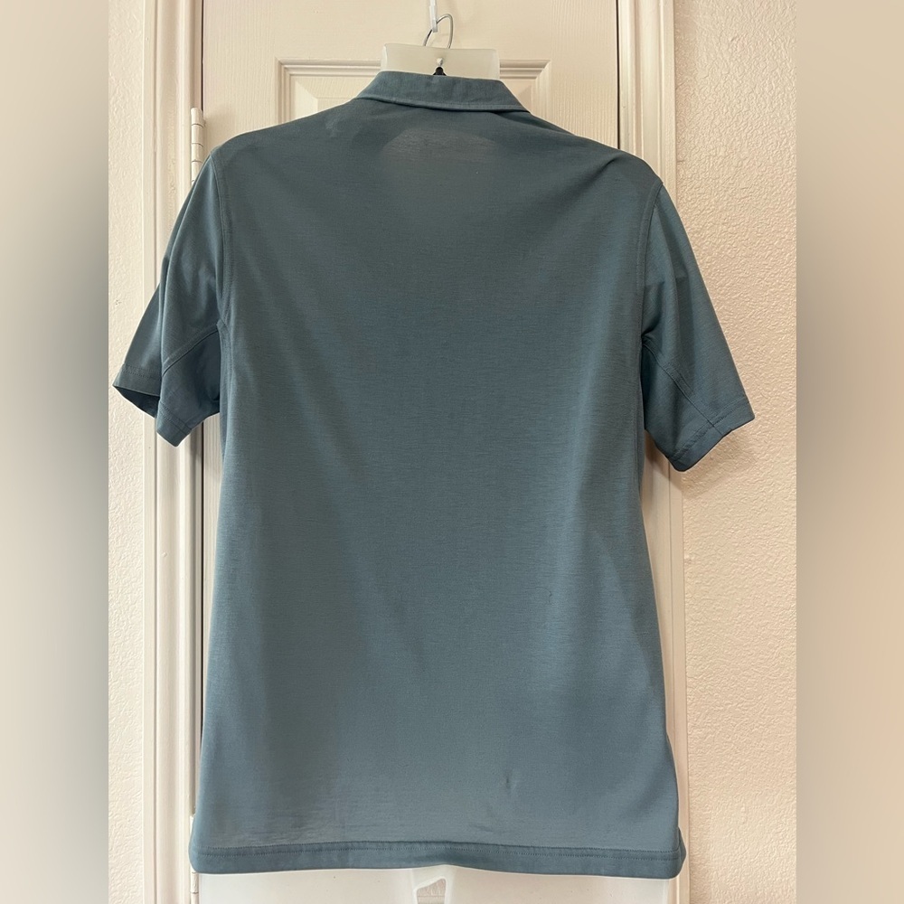 Patagonia Capilene Cool Trail Polo Shirt Men’s M Plume Grey Hiking Travel - Picture 7 of 10